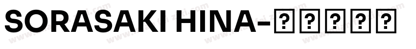 SORASAKI HINA字体转换